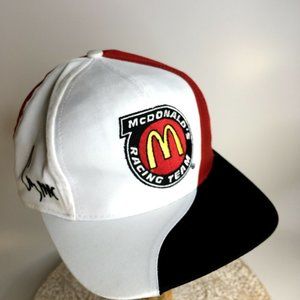 Nascar McDonalds Racing Team Trucker Snap Back Hat Cap Cory Mac & Another